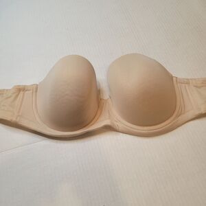 Wacoal Nude Beige Strapless Bra Size 32DDD